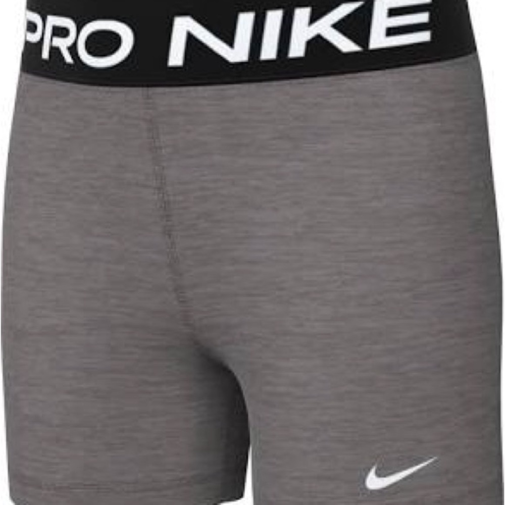 Nike Pro Shorts Gray Kids Dri-fit